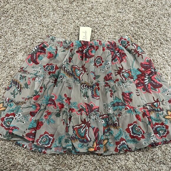 NWT Anthropologie Let Me Be Chiffon Mini Skirt Size M - Picture 6 of 11